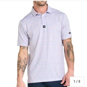 Bad Birdie Men's Golf Polo- Infinity